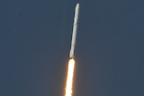 Space X's Falcon 9 lifts off