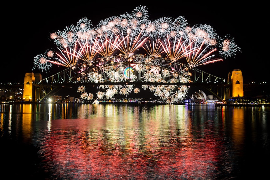 Fireworks over Sydney Harbour