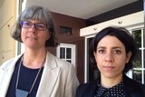 Pip Martin from NAAJA (left)  and Ruth Barson from the Human Rights Law Centre