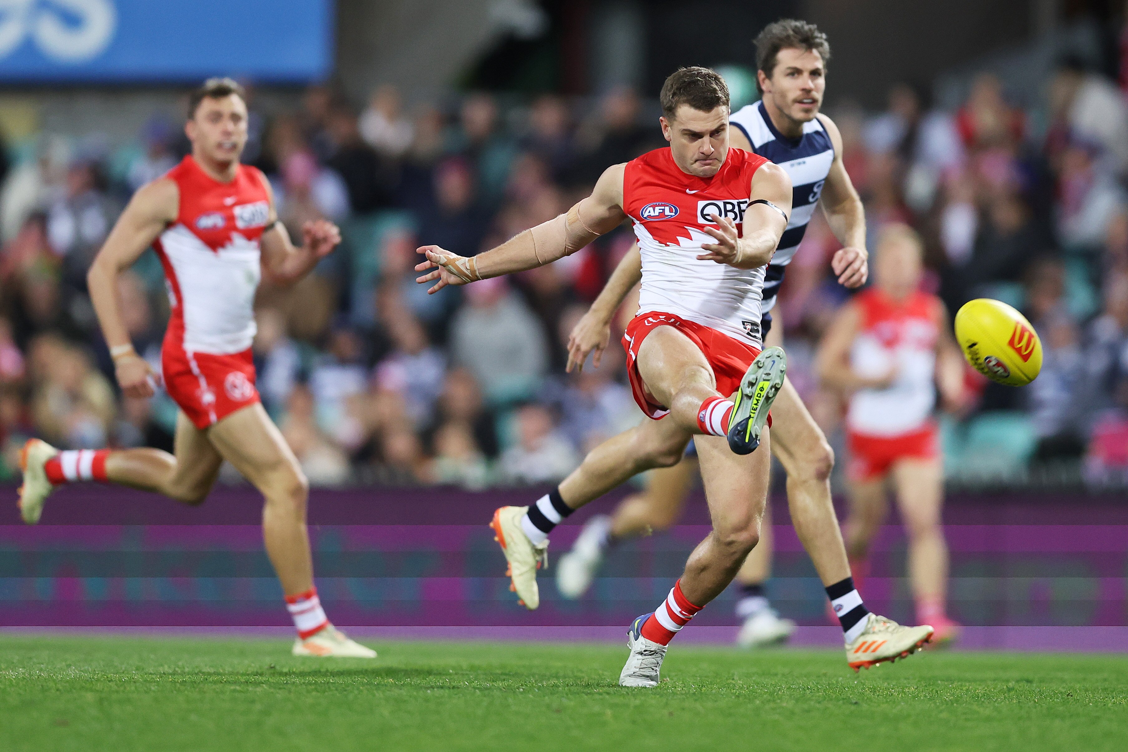 Swans draw with Geelong in game marred by accuracy issues, finals hopes ...