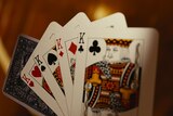 四张图案不同的扑克牌