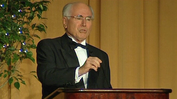 Greens say John Howard does not deserve top US award (file photo)