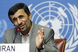 Iran's president Mahmoud Ahmadinejad