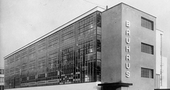 The Bauhaus building in Dessau.