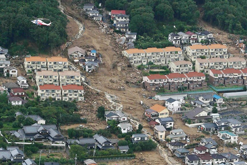 Deadly landslide in Japan