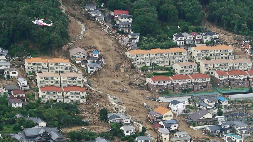 Deadly landslide in Japan