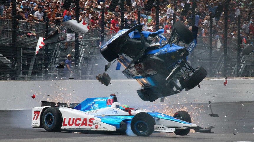 Indy 500: Scott Dixon crashes, Takuma Sato wins, Fernando Alonso falls ...