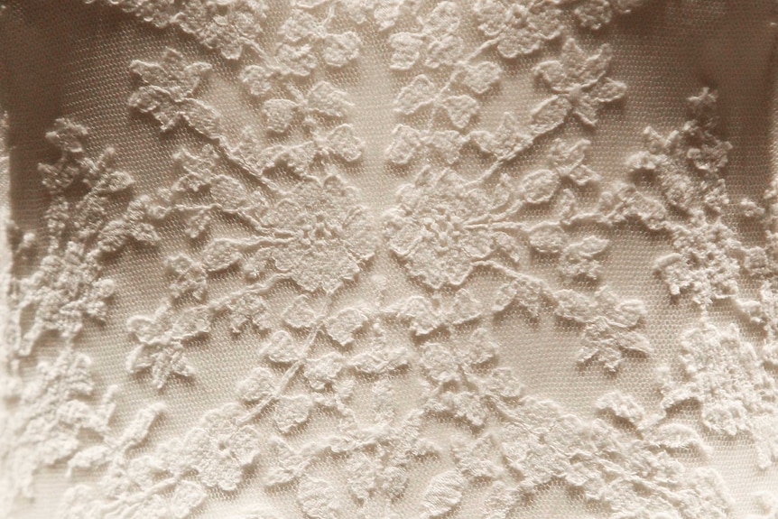 Close up of lace