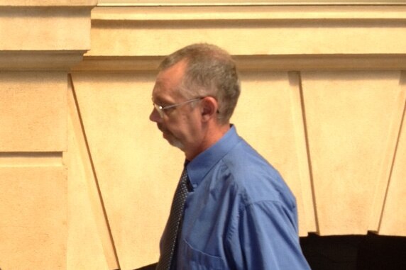 Gary Michael Johnstone outside an Adelaide court