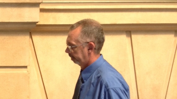 Gary Michael Johnstone outside an Adelaide court