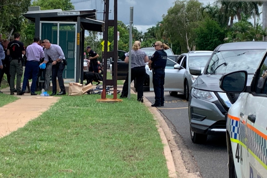 NT Police at Jingili Terrace in Jingili.