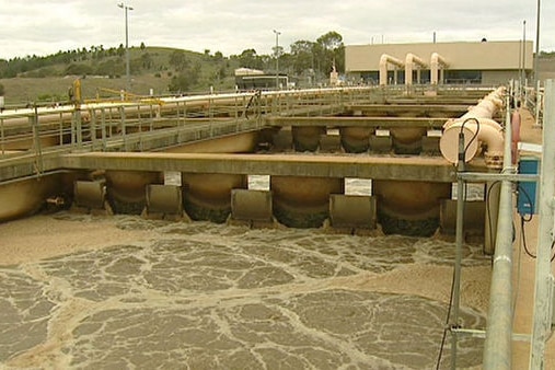Canberra's sewage treatment works