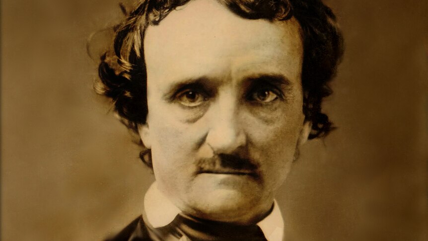 Historical image of American writer Edgar Allan Poe