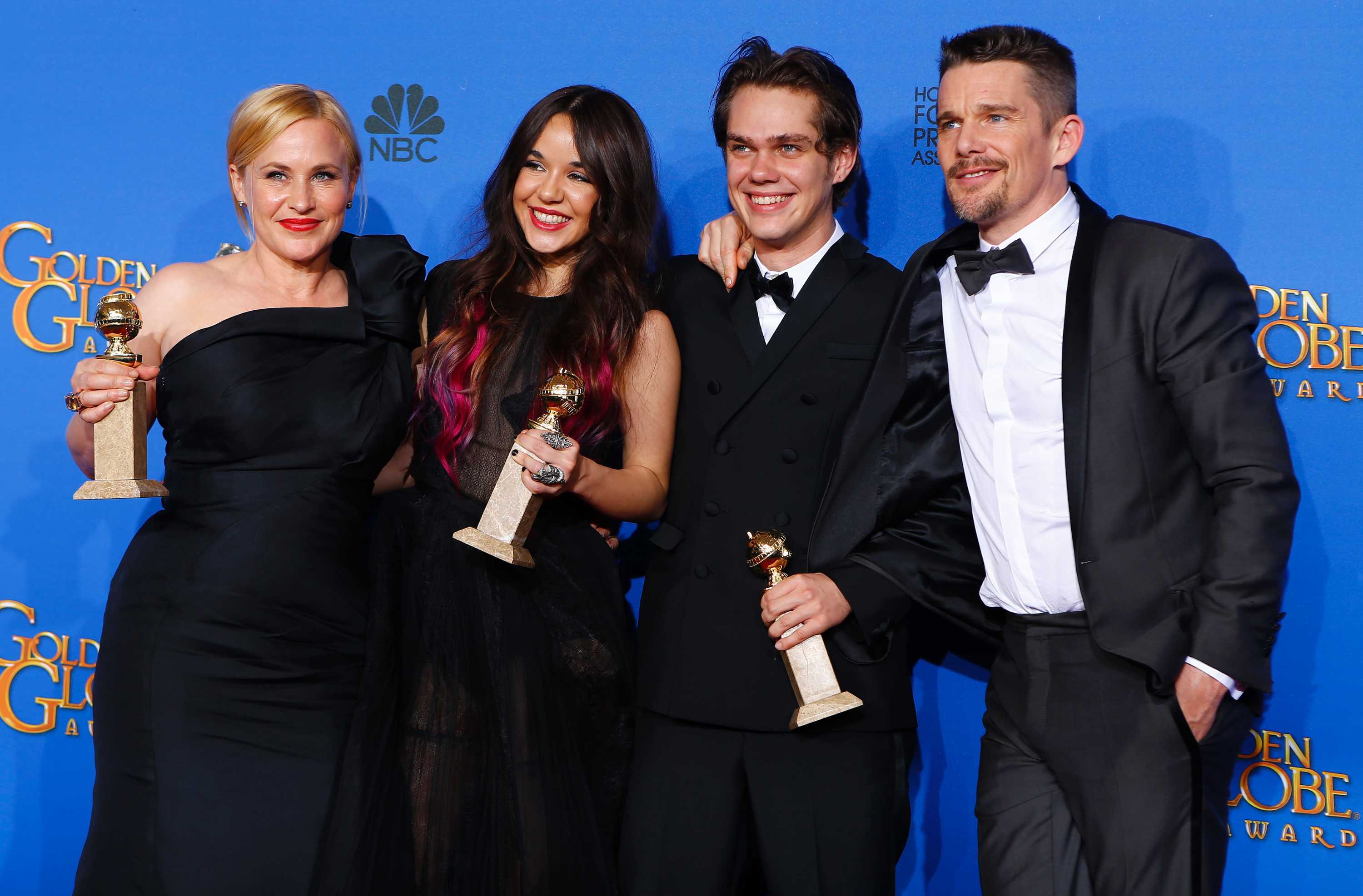 Golden Globes Comingofage tale Boyhood takes home coveted best drama
