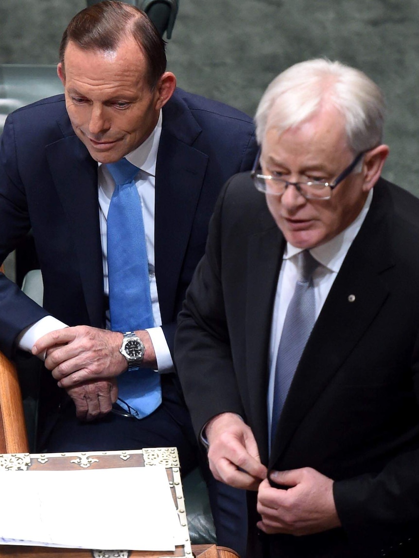 Tony Abbott and Andrew Robb