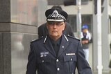 Victoria Police Assistant Commissioner Stephen Fontana outside the royal commission.
