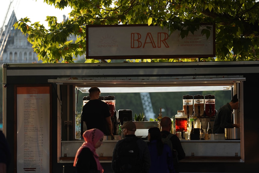 A bar in South Bank