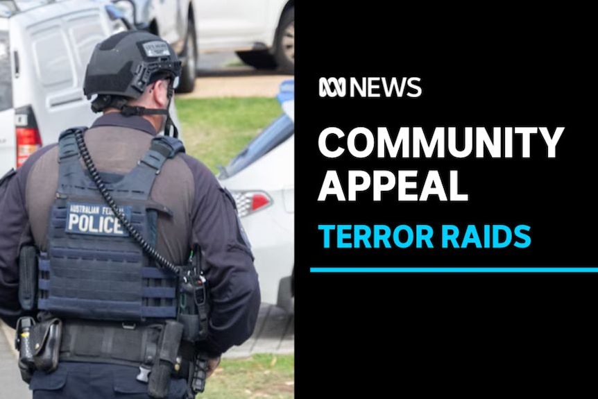 Community Appeal, Terror Raids: A tactical police officer on a suburban street.