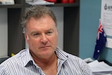 Senator Rodney Culleton at his West Perth Office looking middle distance.