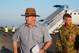 Peter Cosgrove arrives in Dili for independence celebrations