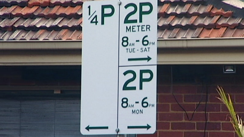 Yarraville parking sign
