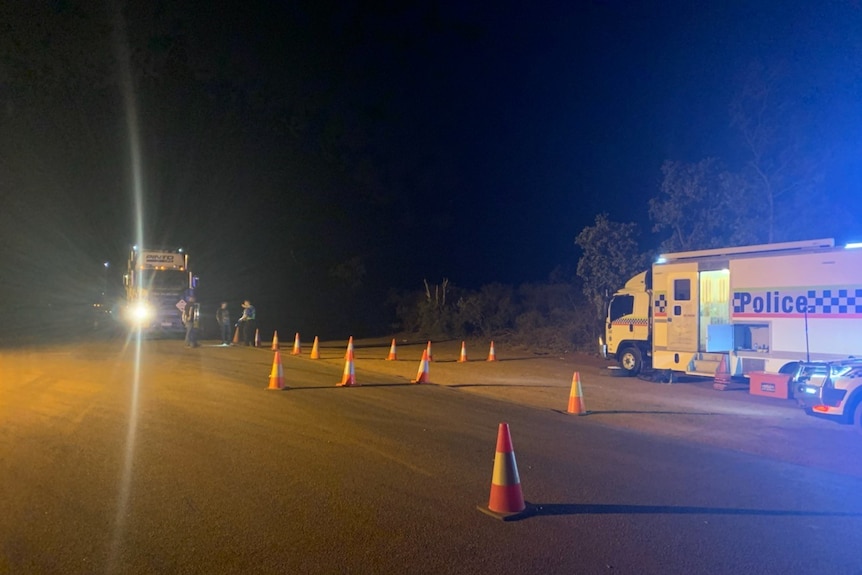 Kimberley police regional border checkpoint