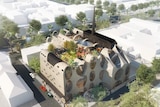 An artist impression of the proposed Victorian pride centre in St Kilda.