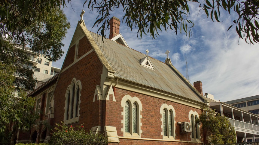 The chapel at the Perth Girls Orphanage on Adelaide Terrace, Perth. 3 April 2014