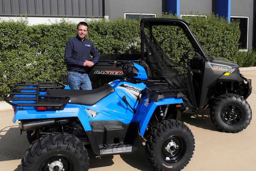 Quad bike supplier Polaris Australia and New Zealand managing director Alan Collins