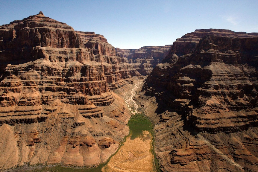 A view of the Grand Canyon