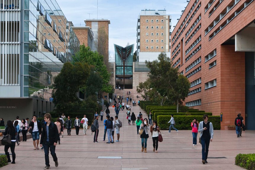 A university campus