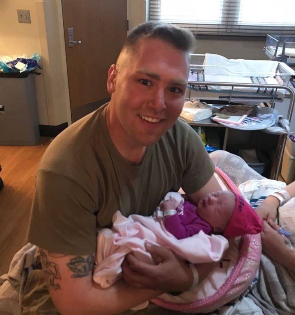Soldier watches his baby's birth on FaceTime after flight delayed ABC