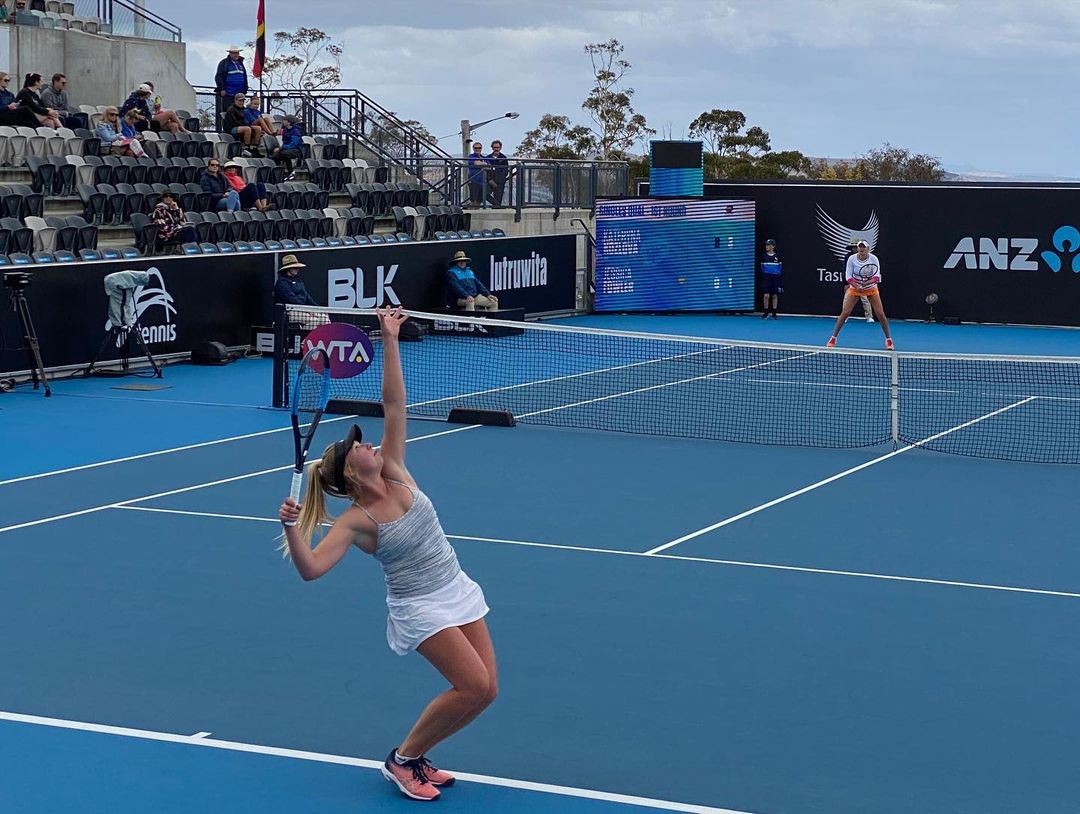 'I fight for every point': Tasmania's only professional female tennis ...