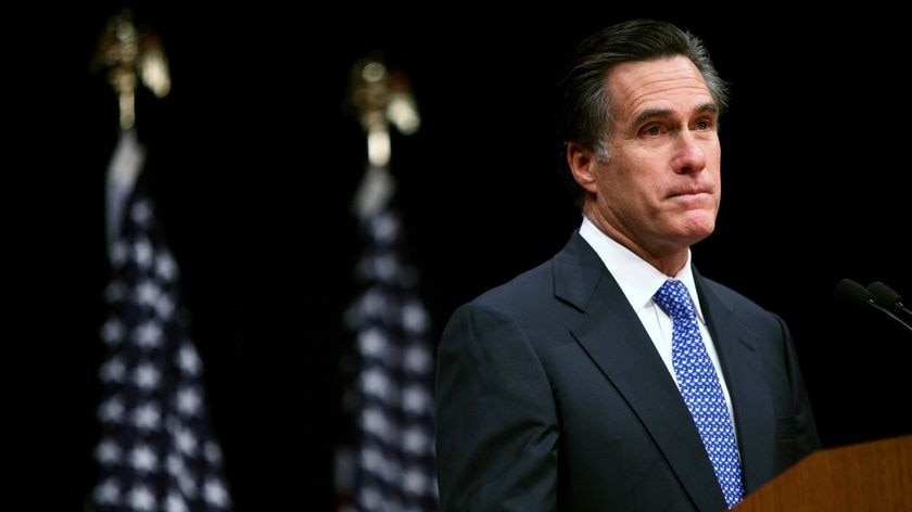 Former Massachusetts Governor and Republican President hopeful Mitt Romney