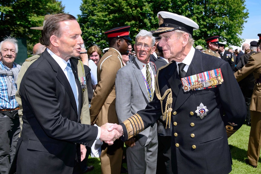 Tony Abbott and Prince Philip