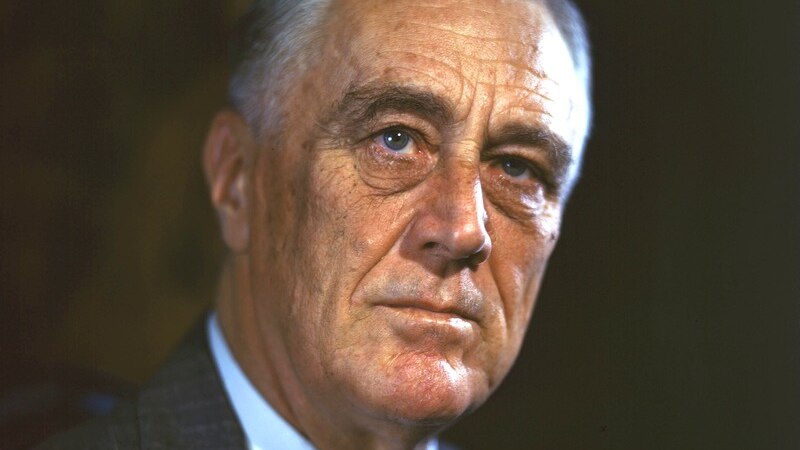 Official portrait of Franklin D Roosevelt