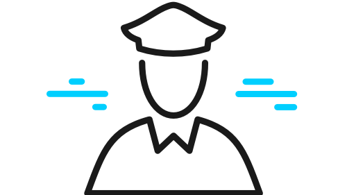 An illustration of a police officer.