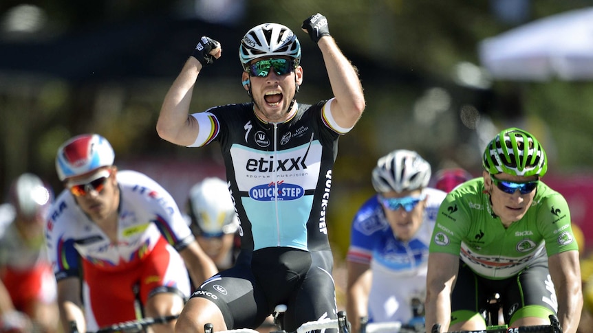 Cavendish wins seventh stage at Tour de France