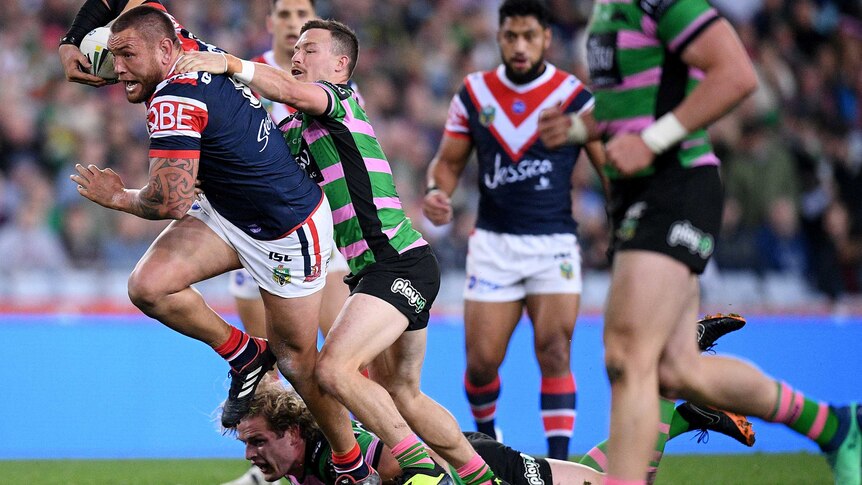 Jared Waerea-Hargreaves will need to gain dominance for the Roosters on both sides of the ball.