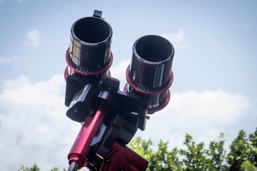 telescope with two lens