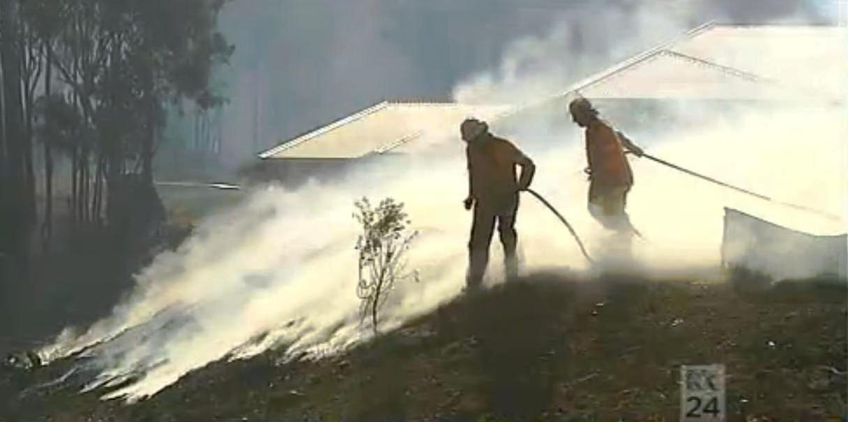 Relief for tired firefighters as winds ease - ABC News