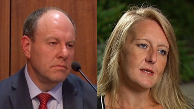 A composite image of Tim Argall and Nicola Gobbo