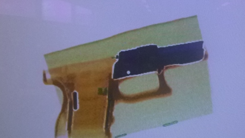 Gun frame found in mail