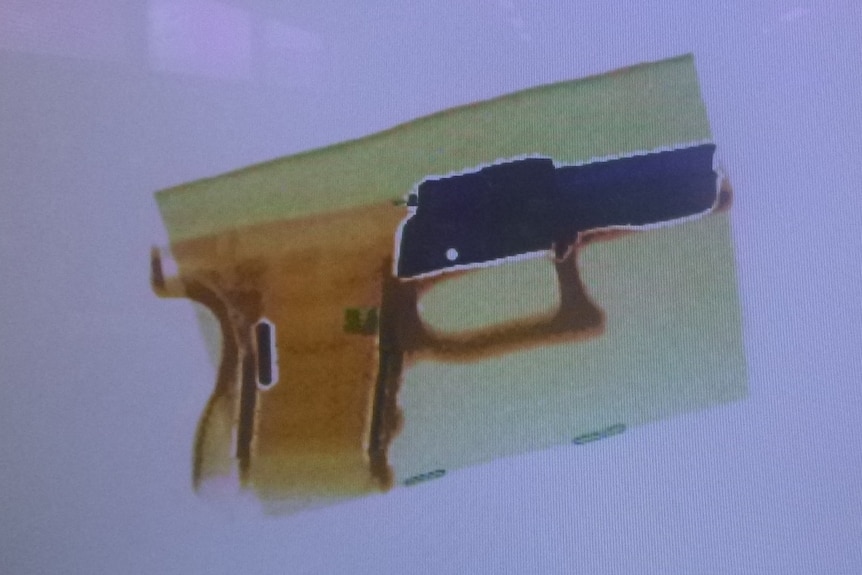 Gun frame found in mail