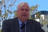 Qld mining magnate Clive Palmer speaks at Bond University on the Gold Coast