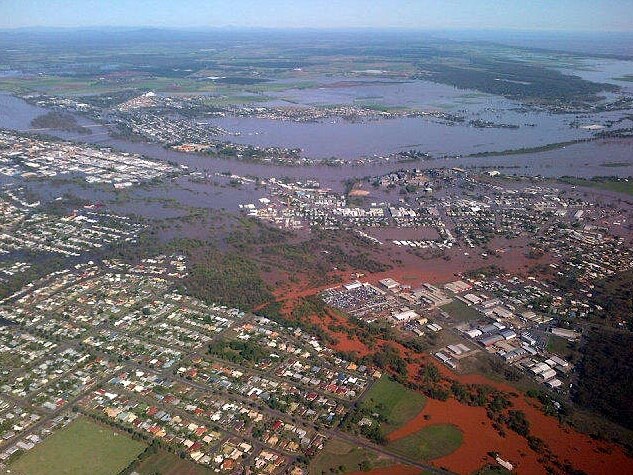 Flooding in Bundaberg on January 29.