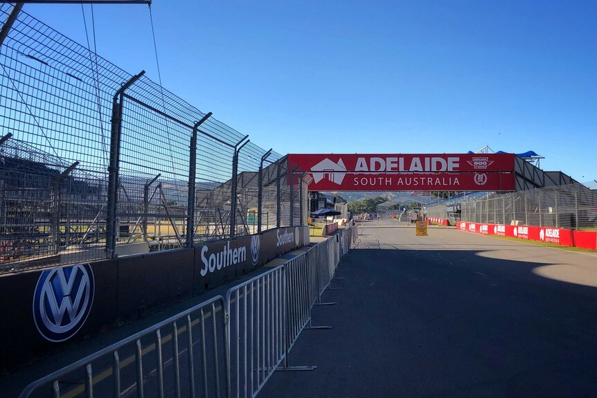The Adelaide 500 racetrack.