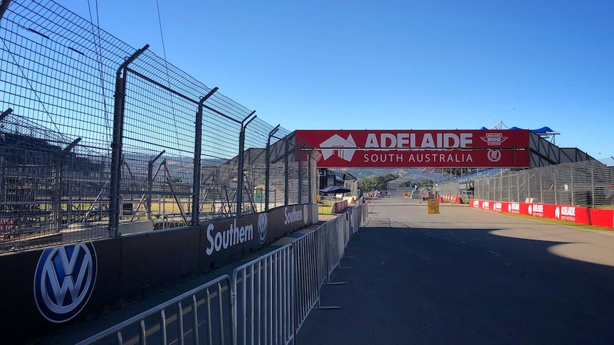 The Adelaide 500 racetrack.