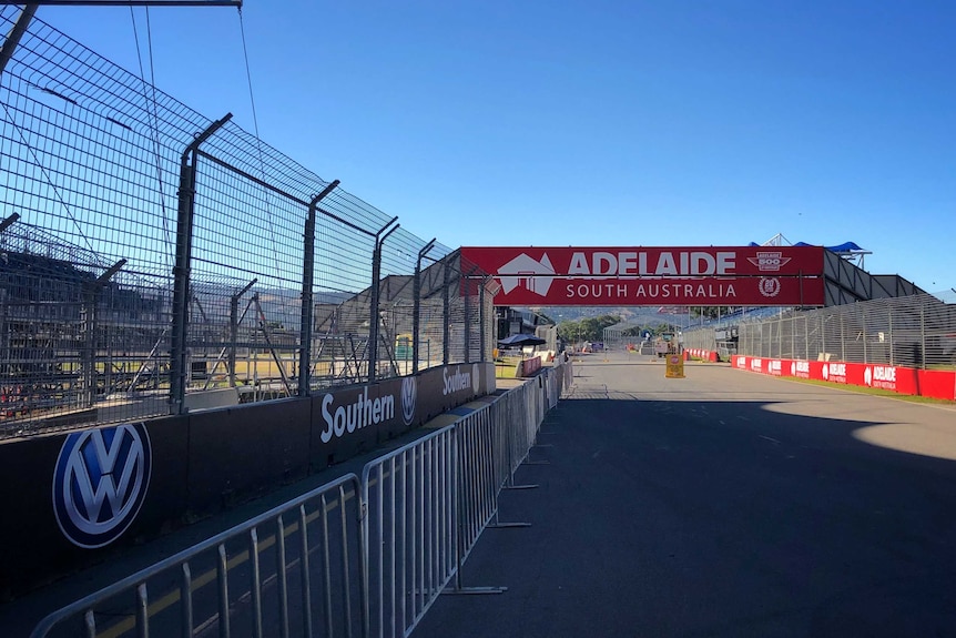 The Adelaide 500 racetrack.