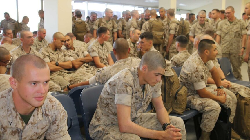 US Marines at RAAF Base Darwin